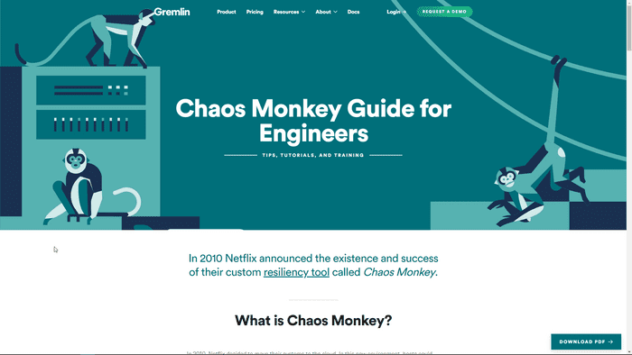 Chaos Monkey Guide for Engineers screenshot
